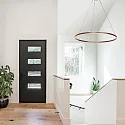 Steinhauer pendant luminaire RINGLUX up / down IP20, gold dimmable