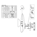 anne light & home Wandleuchte 1-fl. 