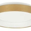 Steinhauer LED Deckenleuchte RINGLEDE Ø 38cm, 30W, 2700K, 2400lm, IP20, CRI>90, dimmbar, gold