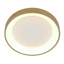 Steinhauer LED Deckenleuchte RINGLEDE Ø 38cm, 30W, 2700K, 2400lm, IP20, CRI>90, dimmbar, gold