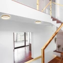 Steinhauer LED Deckenleuchte RINGLEDE Ø 38cm, 30W, 2700K, 2400lm, IP20, CRI>90, dimmbar, gold
