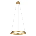 Steinhauer pendant luminaire RINGLUX IP20, gold dimmable