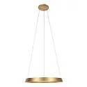 Steinhauer pendant luminaire RINGLUX IP20, gold dimmable
