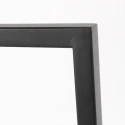 Steinhauer Tischleuchte STANG, Fuß eckig, 1-flammig, H: 51cm, E27, IP20, schwarz, Schirm bambus dunkel