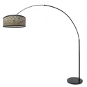 Steinhauer floor lamp SPARKLED LIGHT 1 flame E27 IP20, black dimmable