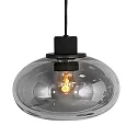Steinhauer LED Pendelleuchte REFLEXION, 9-flammig, GU10 + E27, 4,9W, IP20, dimmbar, schwarz matt