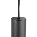 Steinhauer LED Pendelleuchte REFLEXION, 9-flammig, GU10 + E27, 4,9W, IP20, dimmbar, schwarz matt