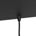 Steinhauer LED Pendelleuchte REFLEXION, 9-flammig, GU10 + E27, 4,9W, IP20, dimmbar, schwarz matt