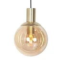 Steinhauer pendant luminaire BOLLIQUE 9 flames GU10 + E27 IP20, brass dimmable