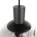 Steinhauer pendant luminaire BOLLIQUE 5 flames GU10 + E27 IP20, black dimmable