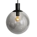 Steinhauer pendant luminaire BOLLIQUE 5 flames GU10 + E27 IP20, black dimmable