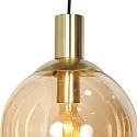 Steinhauer pendant luminaire BOLLIQUE 5 flames GU10 + E27 IP20, brass dimmable