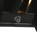 Steinhauer LED Außenwandleuchte LOGAN 2x3W, 2700K, 480lm, IP54, CRI>80, Dämmerungssensor, dimmbar, schwarz