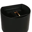 Steinhauer LED Außenwandleuchte LOGAN 2x3W, 2700K, 480lm, IP54, CRI>80, Dämmerungssensor, dimmbar, schwarz