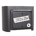 Steinhauer LED Außenwandleuchte LOGAN 2x3W, 2700K, 480lm, IP54, CRI>80, Dämmerungssensor, dimmbar, schwarz