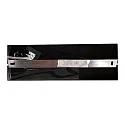 Steinhauer Wandleuchte GLASLIC 2-flammig, 2 x E27, IP20, dimmbar, schwarz,bronze,amber