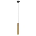 Pendelleuchte TUBEL inkl. 1 x GU10 , 4,9W, 2200-2700K, 480lm, IP20, CRI>80, dimmbar, messing