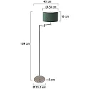 Mexlite Stehleseleuchte 1-fl. 
