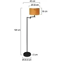 Mexlite Stehleseleuchte 1-fl. 