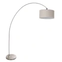 Mexlite Bogenlampe SOLVA, 1-flammig, E27, IP20, Schirm schlamm