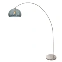 arc luminaire SOLVA 1 flame E27 IP20, steel dimmable