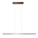 pendant luminaire BANDE 3 flames IP20, bronze dimmable