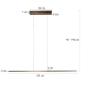 Steinhauer Pendelleuchte 3-fl. 