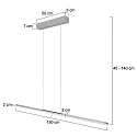 Steinhauer Pendelleuchte 3-fl. 