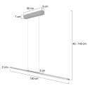 Steinhauer Pendelleuchte 3-fl. 