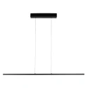 pendant luminaire BANDE 3 flames IP20, black dimmable