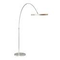 Steinhauer floor lamp RINGLUX 2 flames IP20, steel dimmable