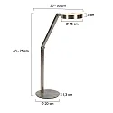 Steinhauer Tischleuchte 2-fl. 