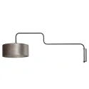 Steinhauer wall luminaire BLOEBA 1 flame E27 IP20, black dimmable