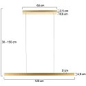 Mexlite Pendelleuchte 2-fl. 