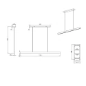 Mexlite Pendelleuchte 2-fl. 