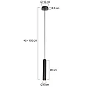 Steinhauer Pendelleuchte 1-fl. 