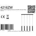 Steinhauer Pendelleuchte 5-fl. 