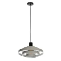 Steinhauer Pendelleuchte HALO CIRQUE, 1-flammig, E27, IP20, grau