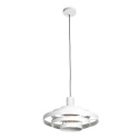 Steinhauer Pendelleuchte HALO CIRQUE, 1-flammig, E27, IP20, weiß