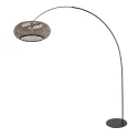 anne light & home arc luminaire CURVE 1 flame E27 IP20, black dimmable