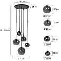 Mexlite Pendelleuchte 5-fl. 
