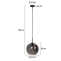 Mexlite Pendelleuchte 1-fl. 