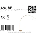 Steinhauer floor lamp SPARKLED LIGHT 1 flame E27 IP20, bronze dimmable
