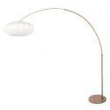 Steinhauer arc luminaire LUMA NOLA 1 flame E27 IP20, bronze dimmable