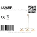 Steinhauer Pendelleuchte 3-fl. 