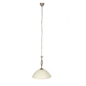 Steinhauer pendant luminaire ANTHEA 1 flame E27 IP20, bronze dimmable