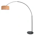 Steinhauer floor lamp SPARKLED LIGHT 1 flame E27 IP20, black dimmable
