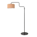 Steinhauer floor lamp BLOEBA 1 flame E27 IP20, black dimmable