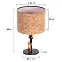 anne light & home Tischleuchte 1-fl. 
