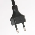 Steinhauer Tischleuchte STANG, Fuß eckig, 1-flammig, H: 51cm, E27, IP20, schwarz, Schirm kork